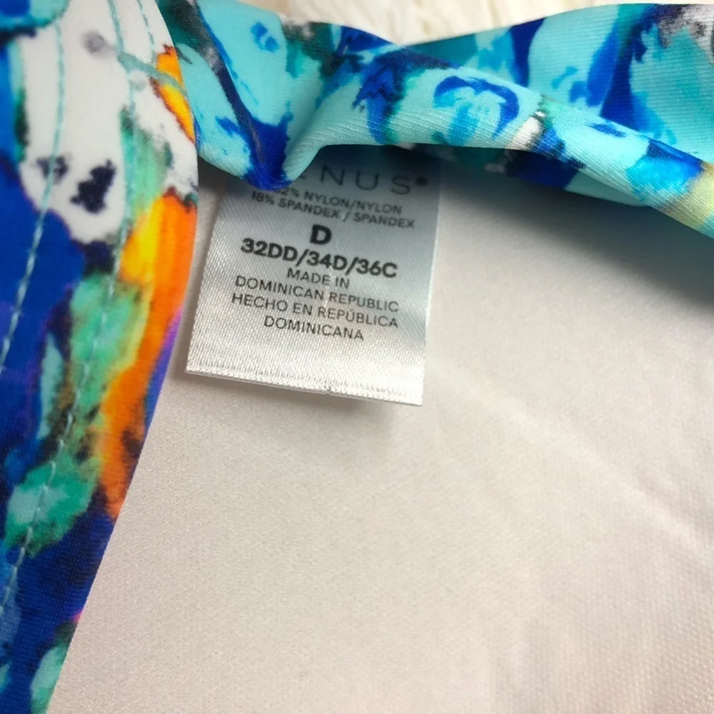 Goddess Enhancer Colorful Floral Bikini Top Multiple sizes